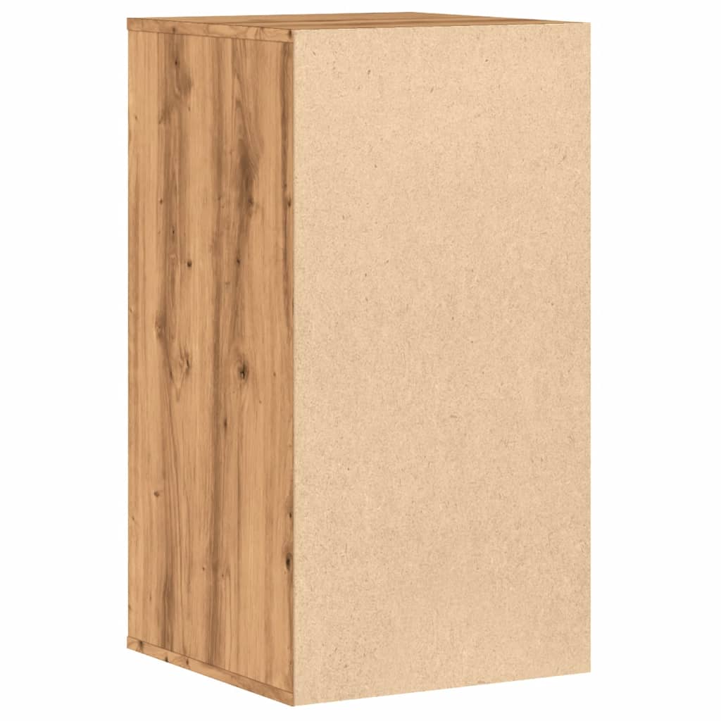 Cassettiera Angolare Rovere Artigianale 40X41X76Cm Multistrato Legno Antico