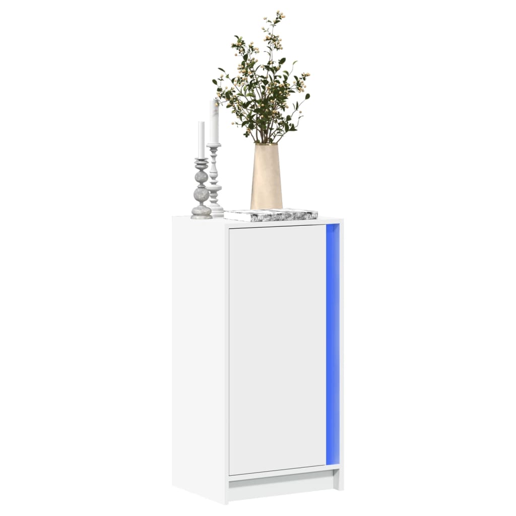 Credenza Con Led 42,5X34X85 Cm Legno Multistrato
