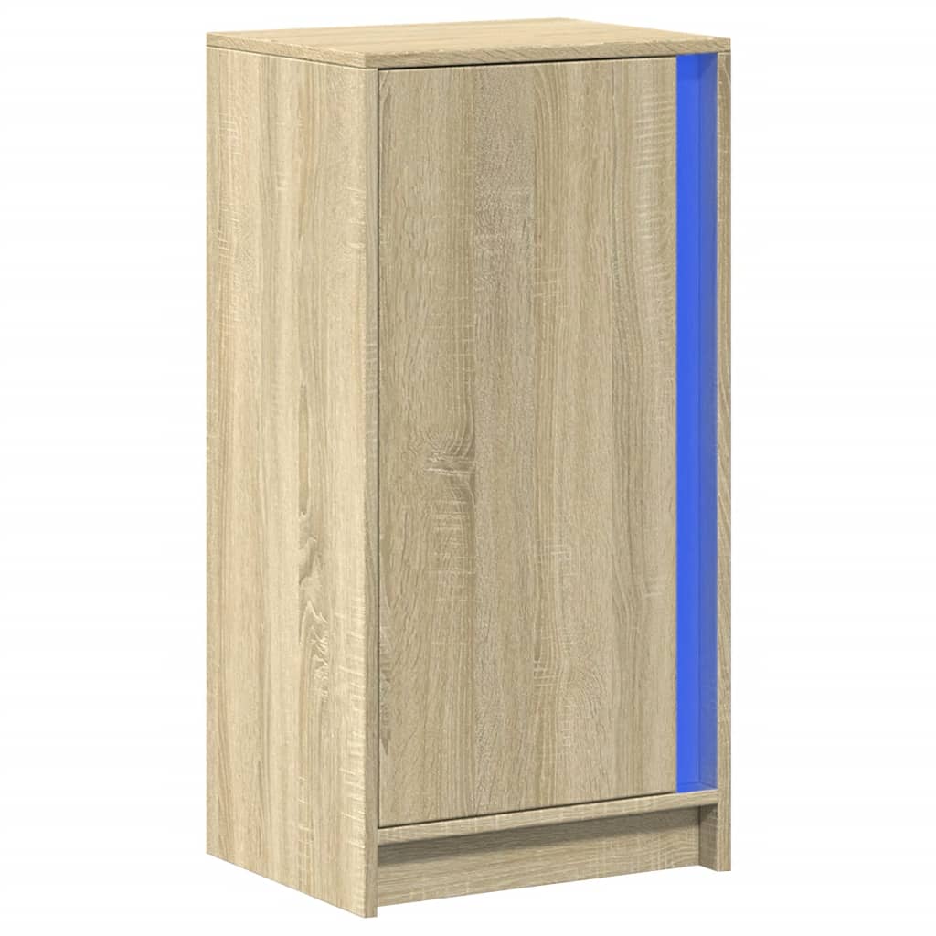 Credenza Con Led 42,5X34X85 Cm Legno Multistrato