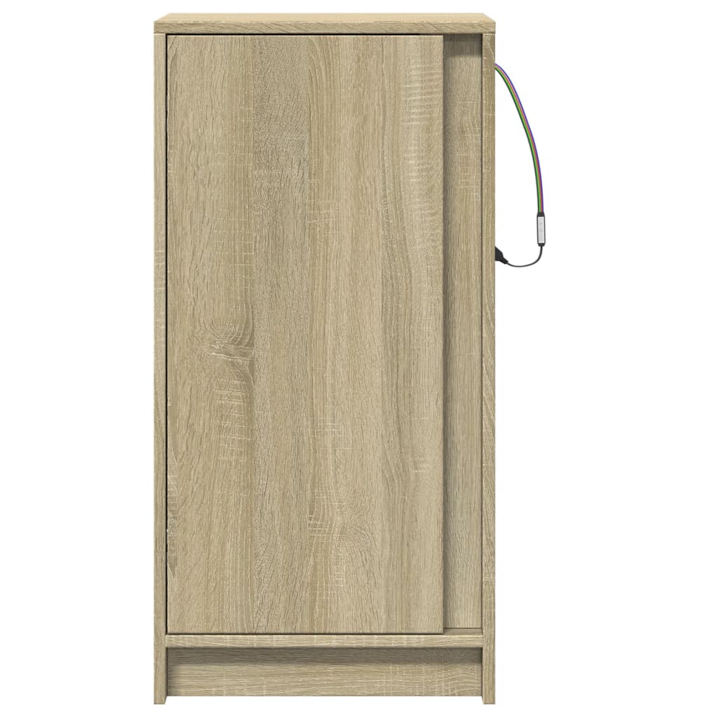 Credenza Con Led 42,5X34X85 Cm Legno Multistrato