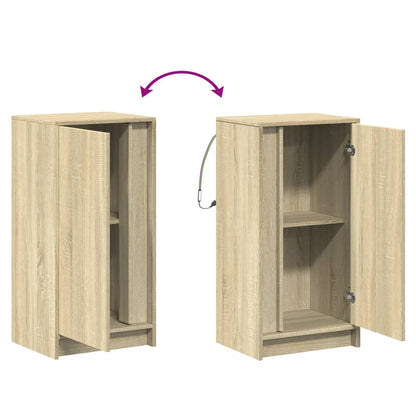 Credenza Con Led 42,5X34X85 Cm Legno Multistrato
