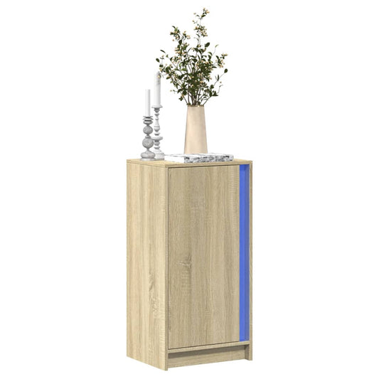 Credenza Con Led 42,5X34X85 Cm Legno Multistrato