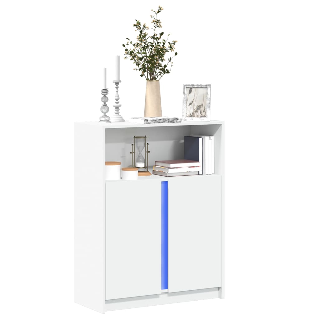 Credenza Con Led 42,5X34X100Cm Legno Multistrato