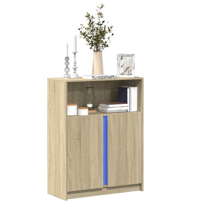 Credenza Con Led 42,5X34X100Cm Legno Multistrato