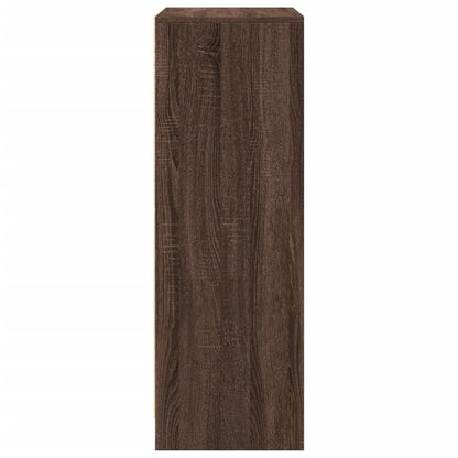 Credenza Con Led Rovere Marrone 77X34X100 Cm Legno Multistrato
