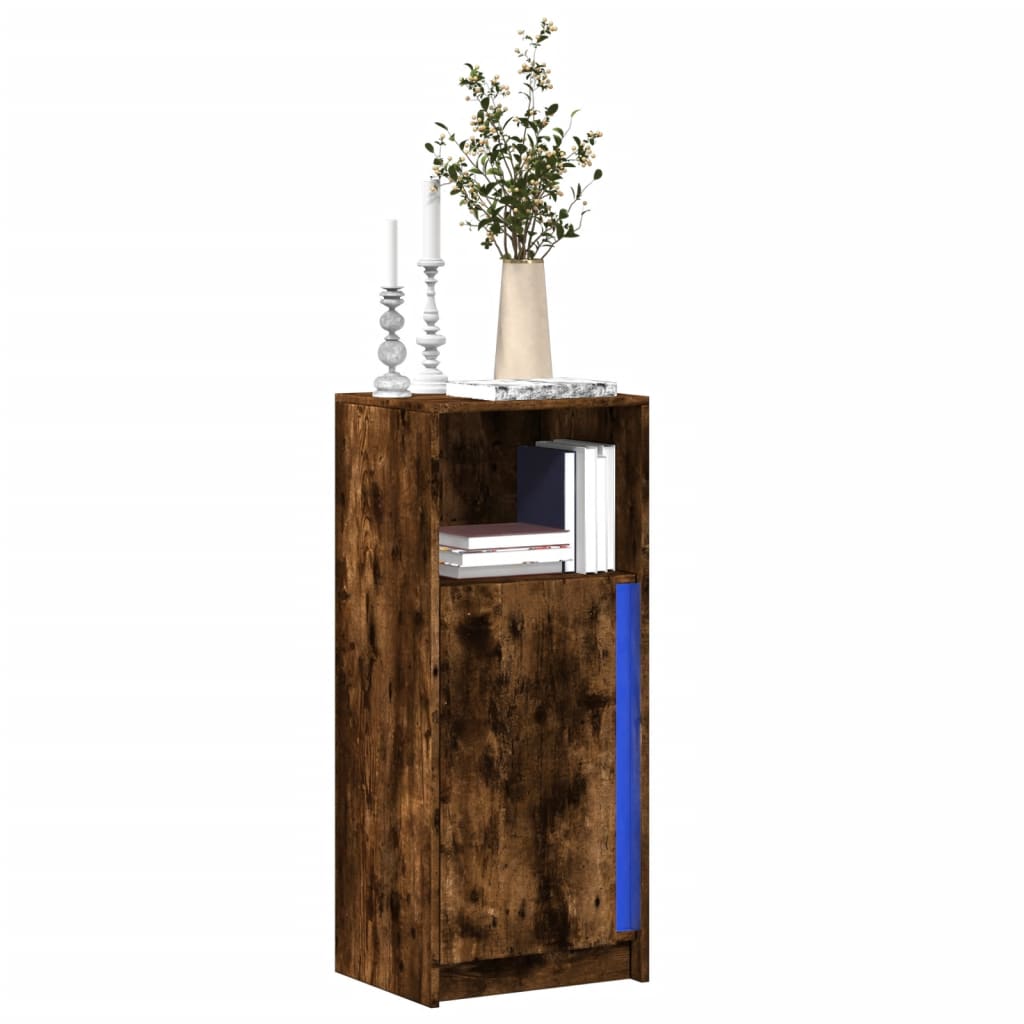 Credenza Con Led 42,5X34X100Cm Legno Multistrato