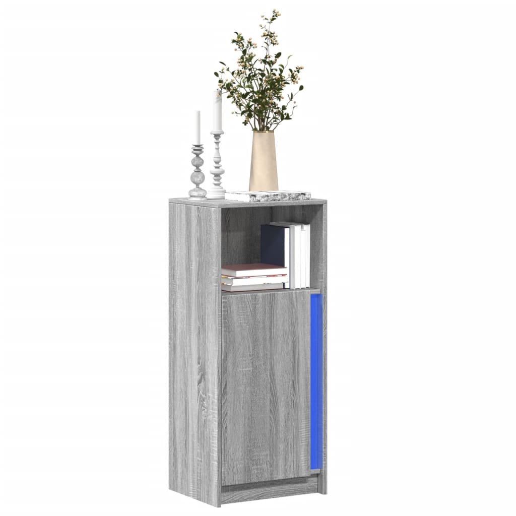 Credenza Con Led 42,5X34X100Cm Legno Multistrato