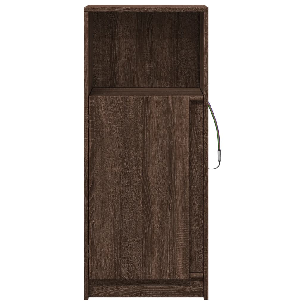Credenza Con Led 42,5X34X100Cm Legno Multistrato