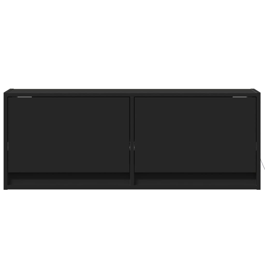 Mobile Tv A Parete Con Luci Led 100X31X35 Cm