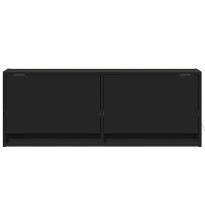 Mobile Tv A Parete Con Luci Led 100X31X35 Cm