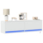 Mobile Tv A Parete Con Luci Led 100X31X35 Cm