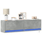 Mobile Tv A Parete Con Luci Led 100X31X35 Cm
