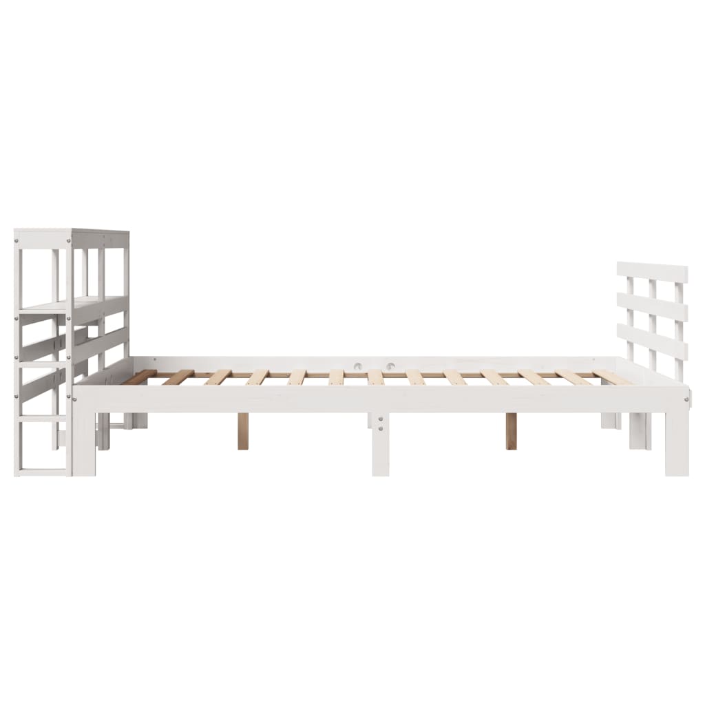 Giroletto Con Testiera Senza Materasso Bianco 160X200 Cm