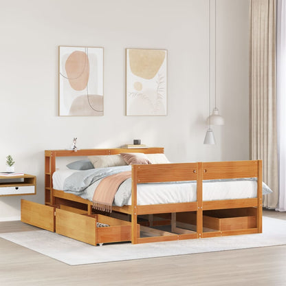 Letto Senza Materasso 75X190 In Legno Massello Di Pino