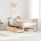 Letto Senza Materasso 75X190 In Legno Massello Di Pino