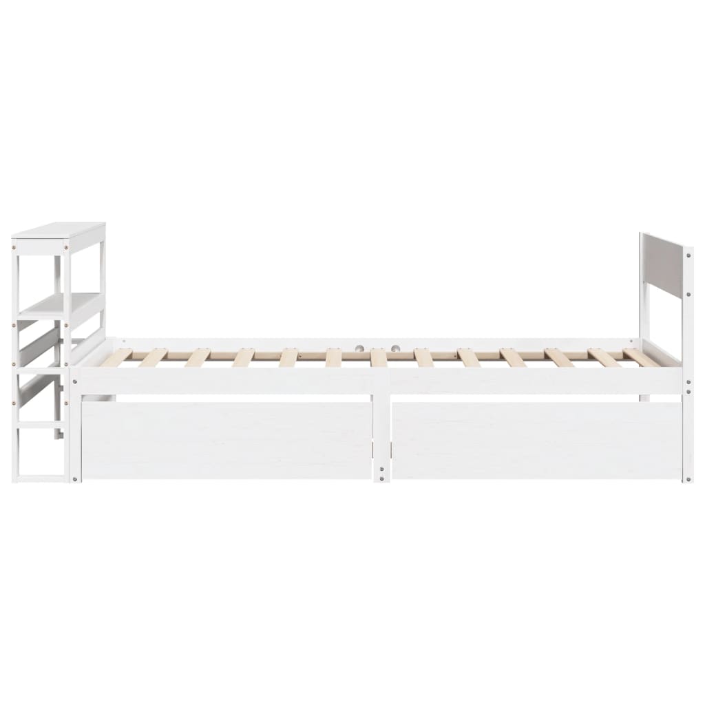 Letto Senza Materasso 75X190 In Legno Massello Di Pino