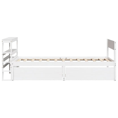 Letto Senza Materasso 75X190 In Legno Massello Di Pino