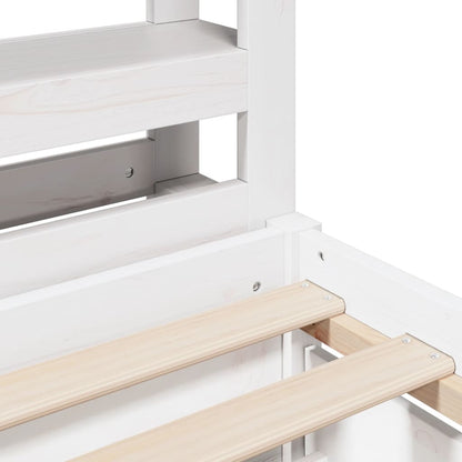 Letto Senza Materasso 75X190 In Legno Massello Di Pino