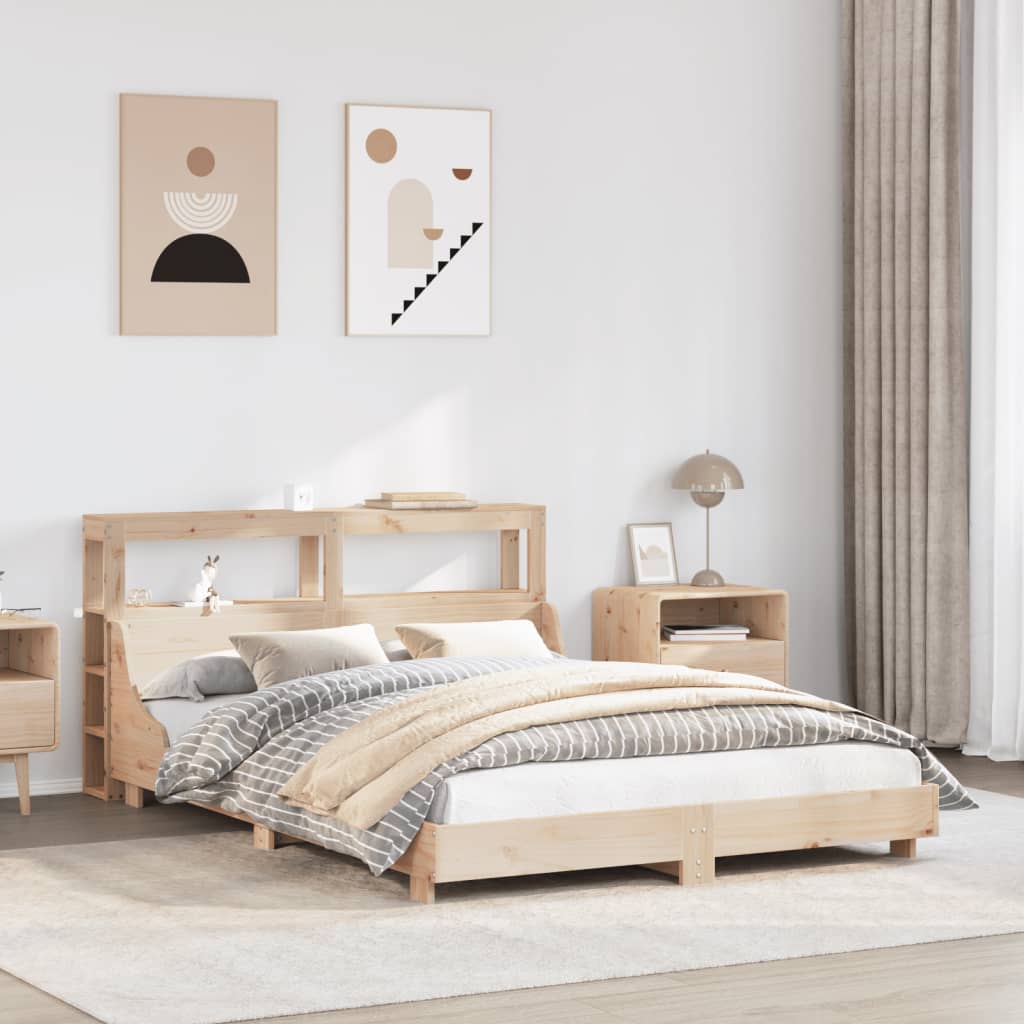 Letto Senza Materasso In Legno Massello Di Pino
