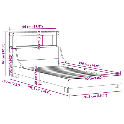 Letto Senza Materasso In Legno Massello Di Pino