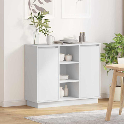 Madia Led 90 X 32 X 75 Cm Legno Multistrato