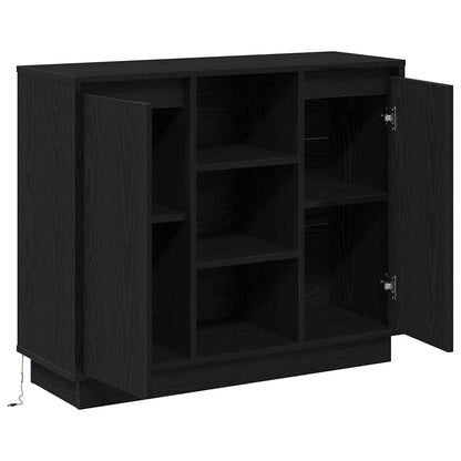 Madia Led 90 X 32 X 75 Cm Legno Multistrato