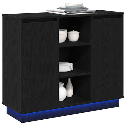 Madia Led 90 X 32 X 75 Cm Legno Multistrato