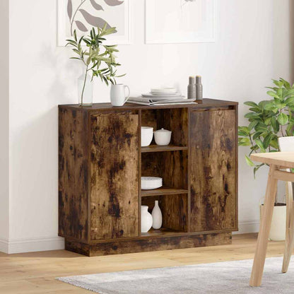 Madia Led 90 X 32 X 75 Cm Legno Multistrato