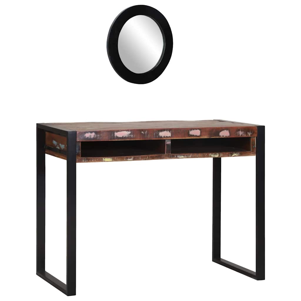 Tavolo Da Trucco Multicolore Legno Massello Di Recupero
