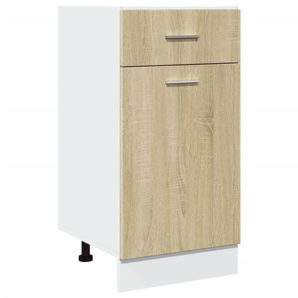 Set Mobili Da Cucina 8Pz “Lyon” Rovere Sonoma In Truciolato