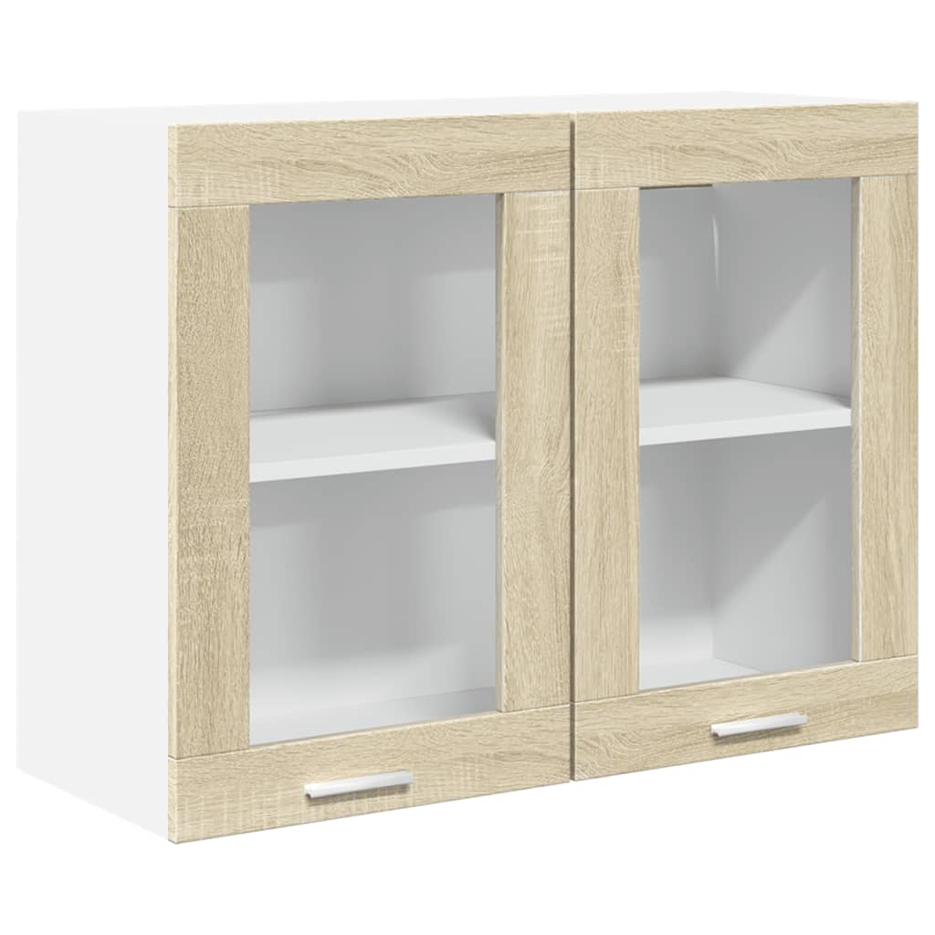 Set Mobili Da Cucina 8Pz “Lyon” Rovere Sonoma In Truciolato