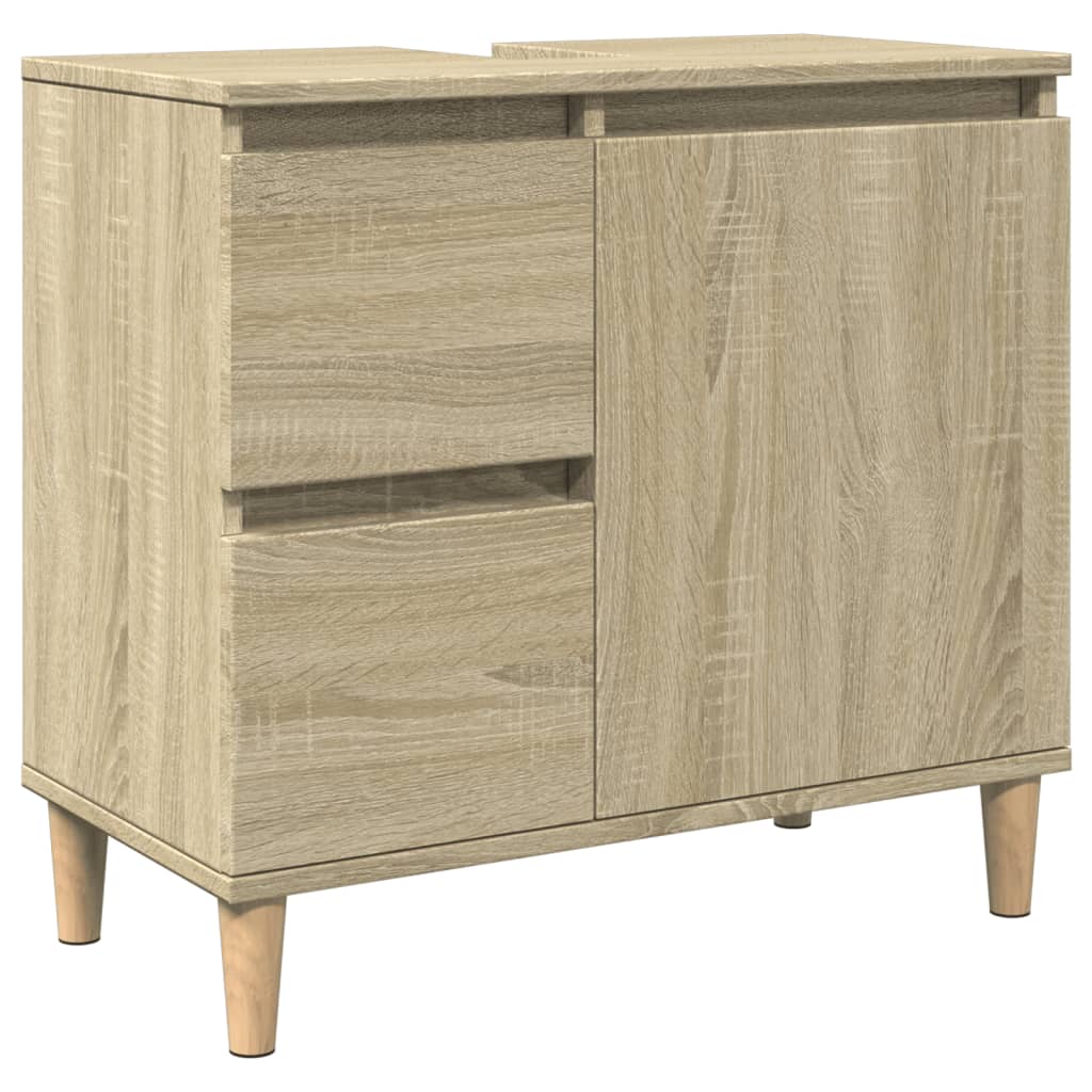 Set Mobili Da Bagno 3 Pz In Legno Multistrato