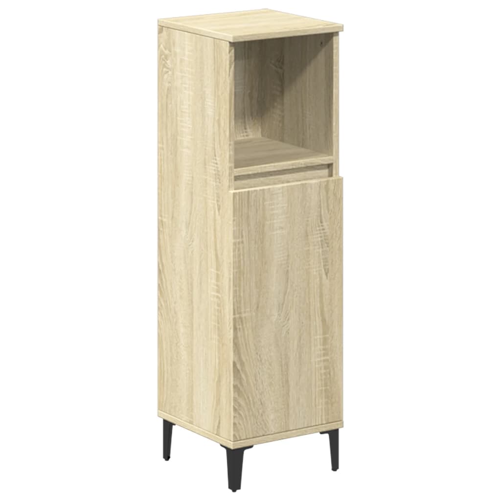 Set Mobili Da Bagno 3 Pz In Legno Multistrato