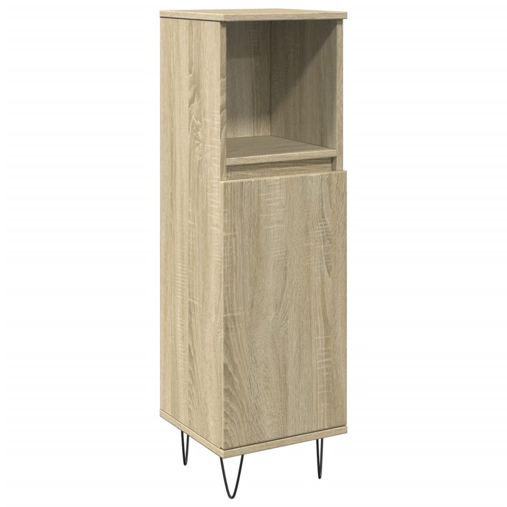 Set Mobili Da Bagno 3 Pz In Legno Multistrato