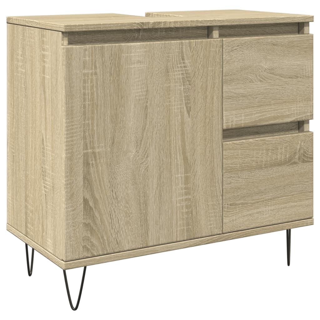 Set Mobili Da Bagno 3 Pz In Legno Multistrato