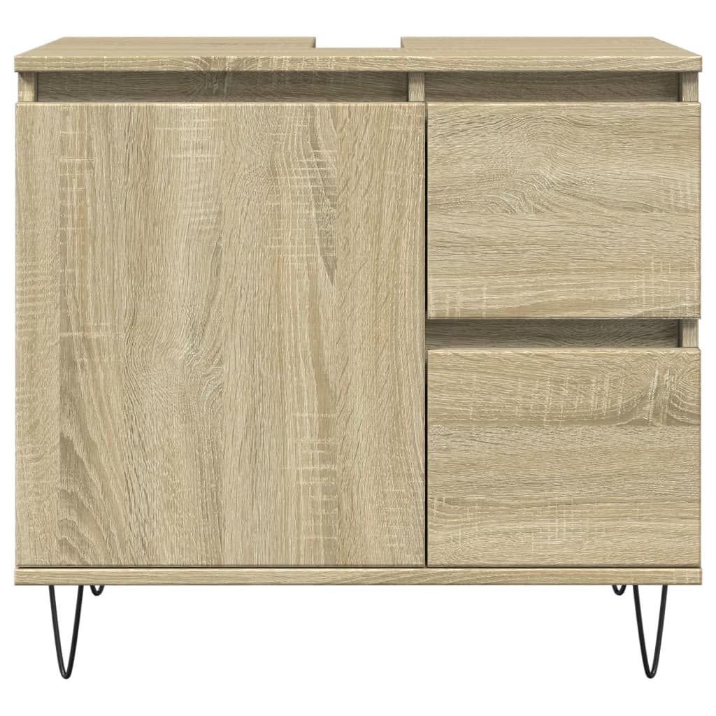 Set Mobili Da Bagno 3 Pz In Legno Multistrato