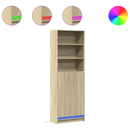 Credenza Con Led 69X32,5X200 Cm In Truciolato