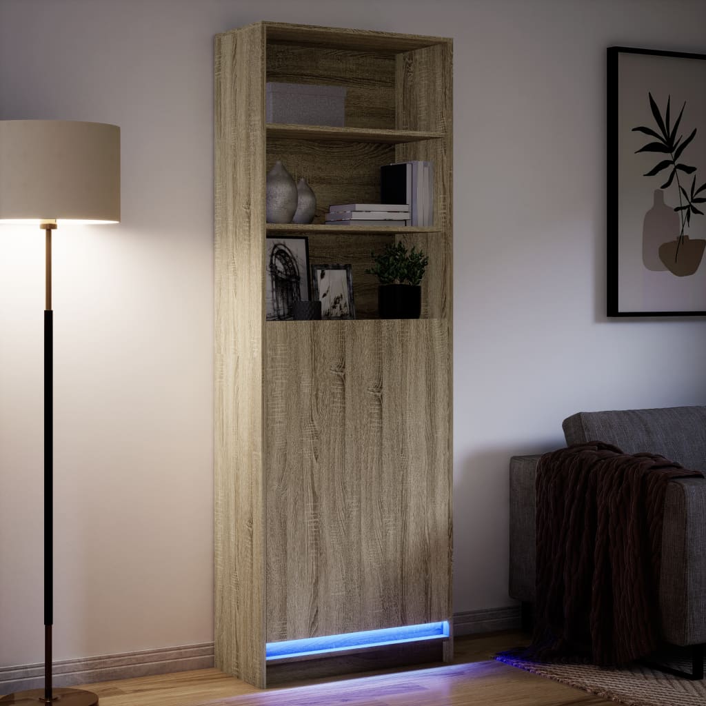 Credenza Con Led 69X32,5X200 Cm In Truciolato