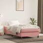 Materasso A Molle Insacchettate Rigidità Media 140X220X20 Cm In Velluto Rosa