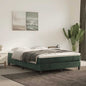 Materasso A Molle Insacchettate Rigidità Media 100X220X20 Cm In Velluto Verde Scuro