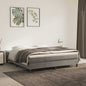 Materasso A Molle Insacchettate Rigidità Media 140X220X20 Cm In Velluto Grigio Chiaro