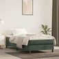 Materasso A Molle Insacchettate Rigidità Media 100X220X20 Cm In Velluto Verde Scuro