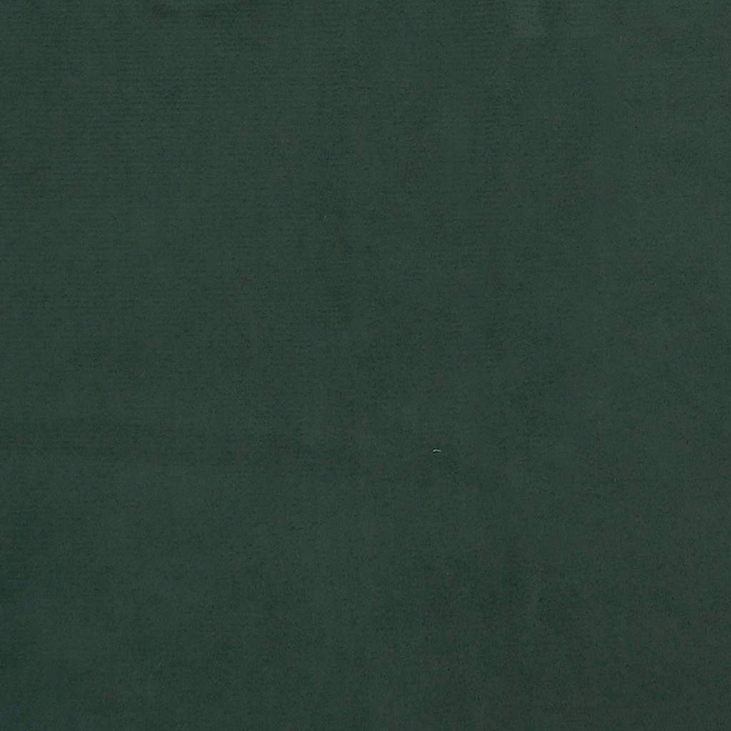 Materasso A Molle Insacchettate Rigidità Media 100X220X20 Cm In Velluto Verde Scuro