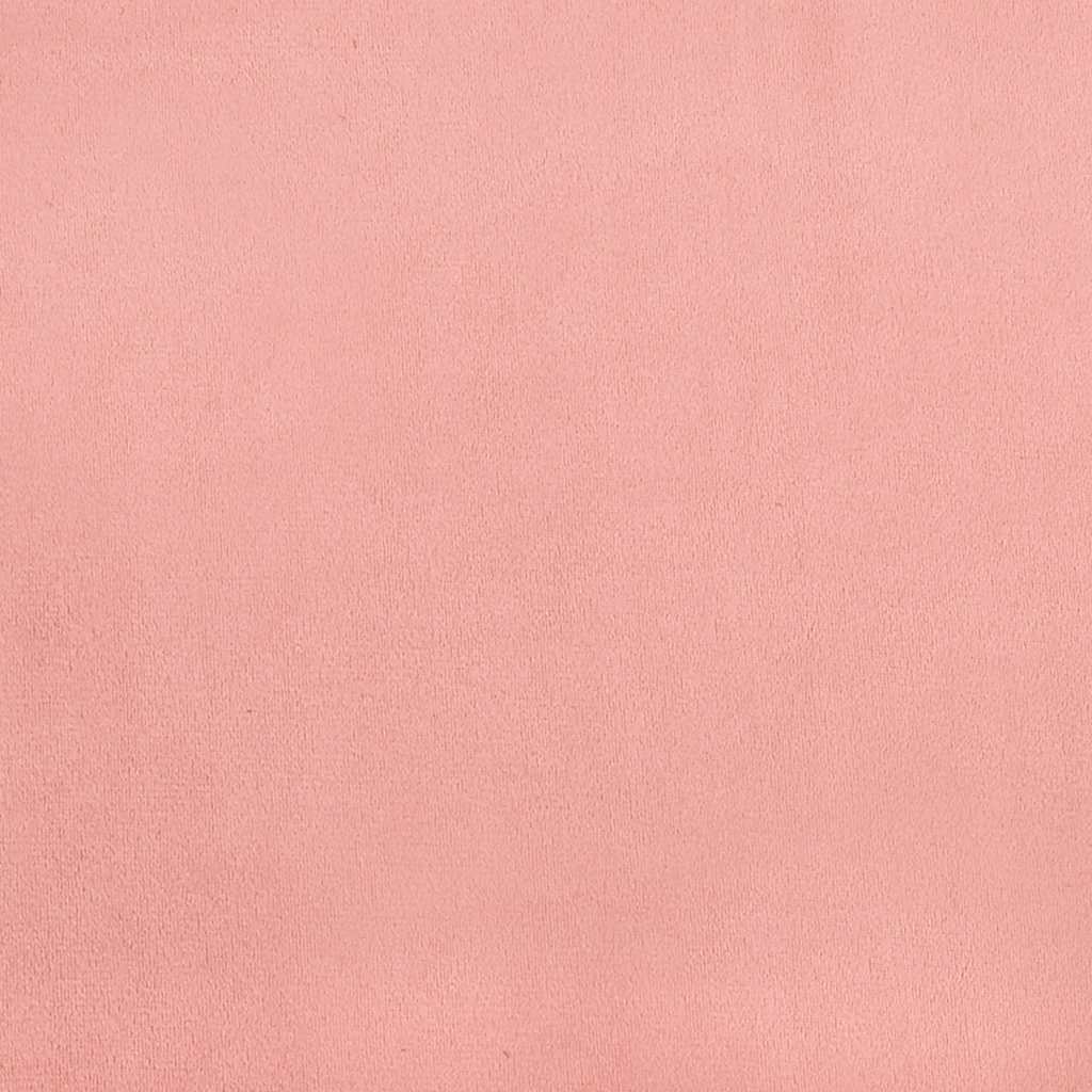 Materasso A Molle Insacchettate Rigidità Media 140X220X20 Cm In Velluto Rosa