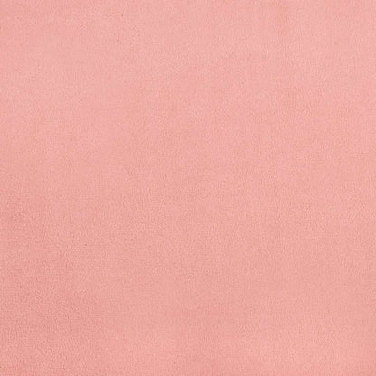 Materasso A Molle Insacchettate Rigidità Media 140X220X20 Cm In Velluto Rosa