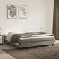 Materasso A Molle Insacchettate Rigidità Media 140X220X20 Cm In Velluto Grigio Chiaro