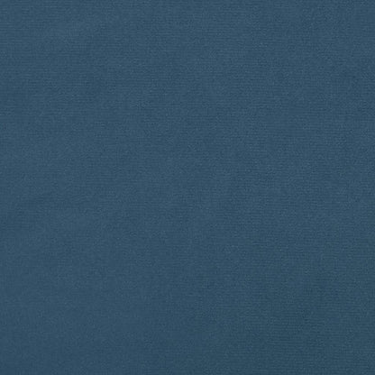 Materasso A Molle Insacchettate Rigidità Media 160X220X20 Cm In Velluto Blu Scuro
