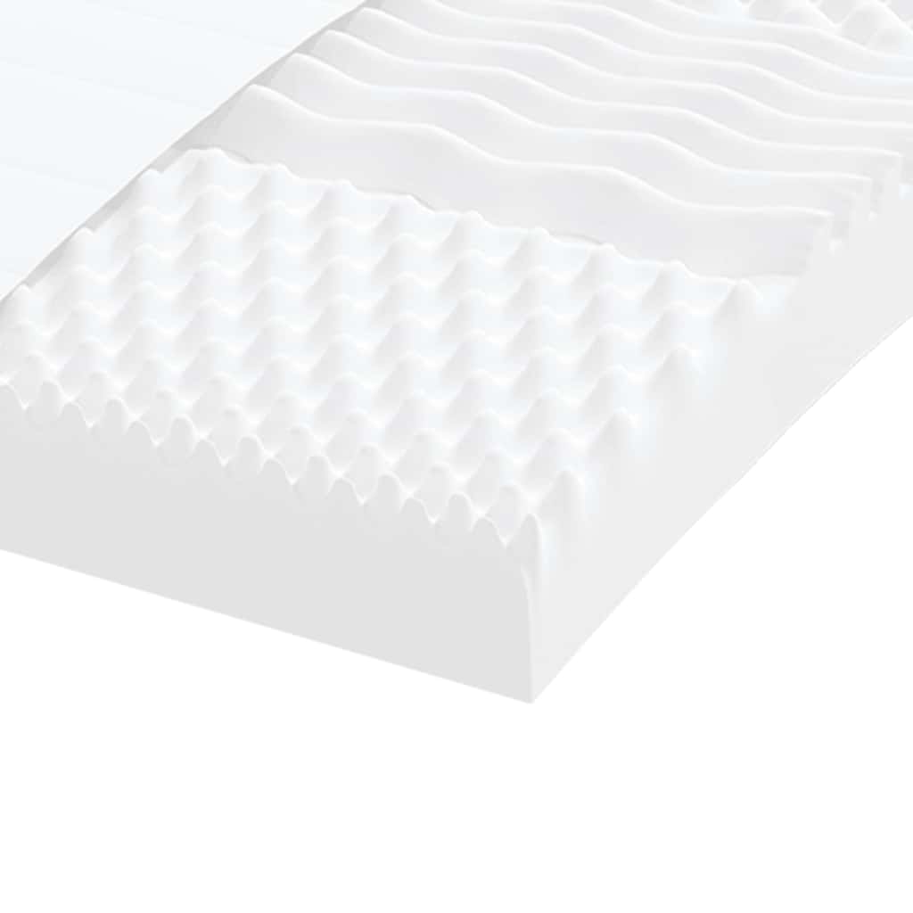 Materasso In Schiuma Bianco 7 Zone Durezza 20 Ild