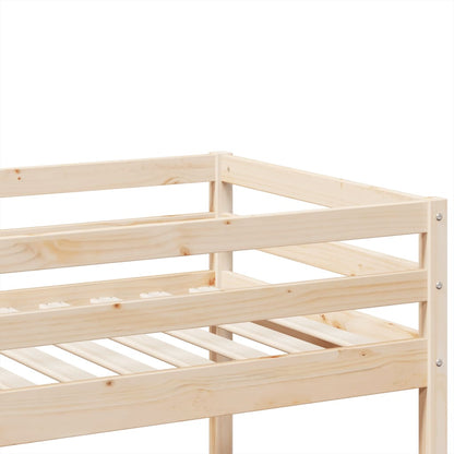 Letto A Castello In Legno Massello Di Pino