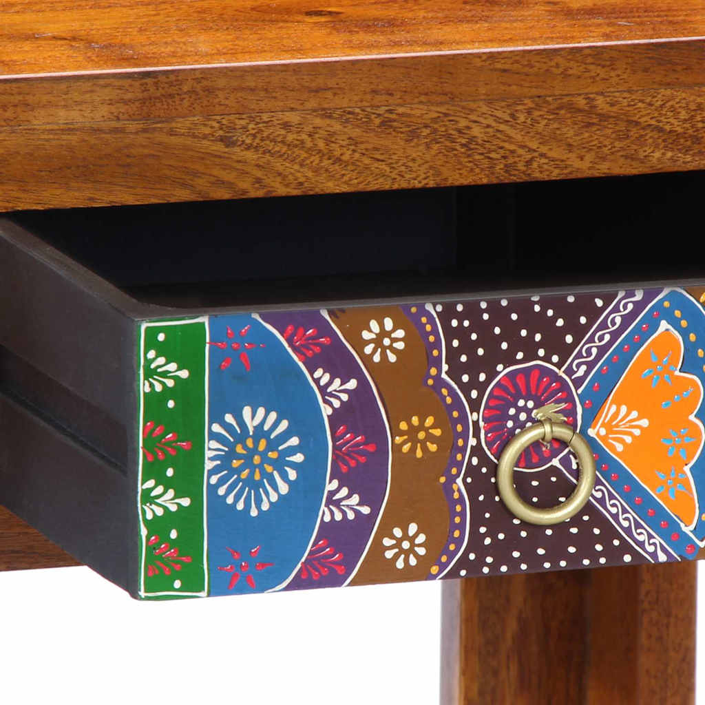 Tavolo Da Trucco Con Cassetto Marrone 90 X 45 X 75 Cm